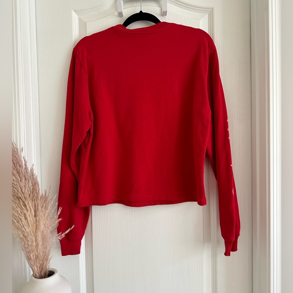 Like New Outdoor Voices Love Without OV Cropped Sweatshirt Small - Picture 2 of 6